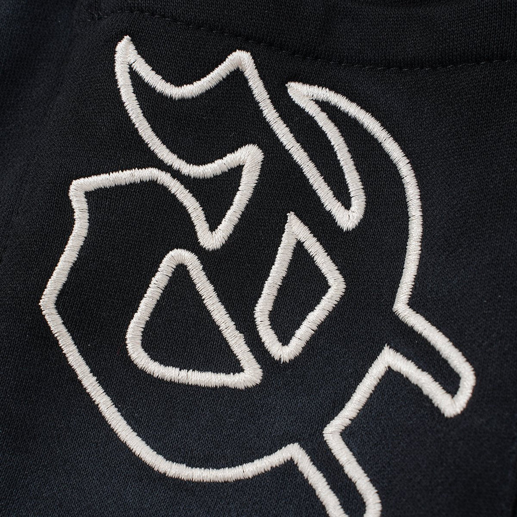 Godspeed Washed Graphic Sweat Shorts — detail