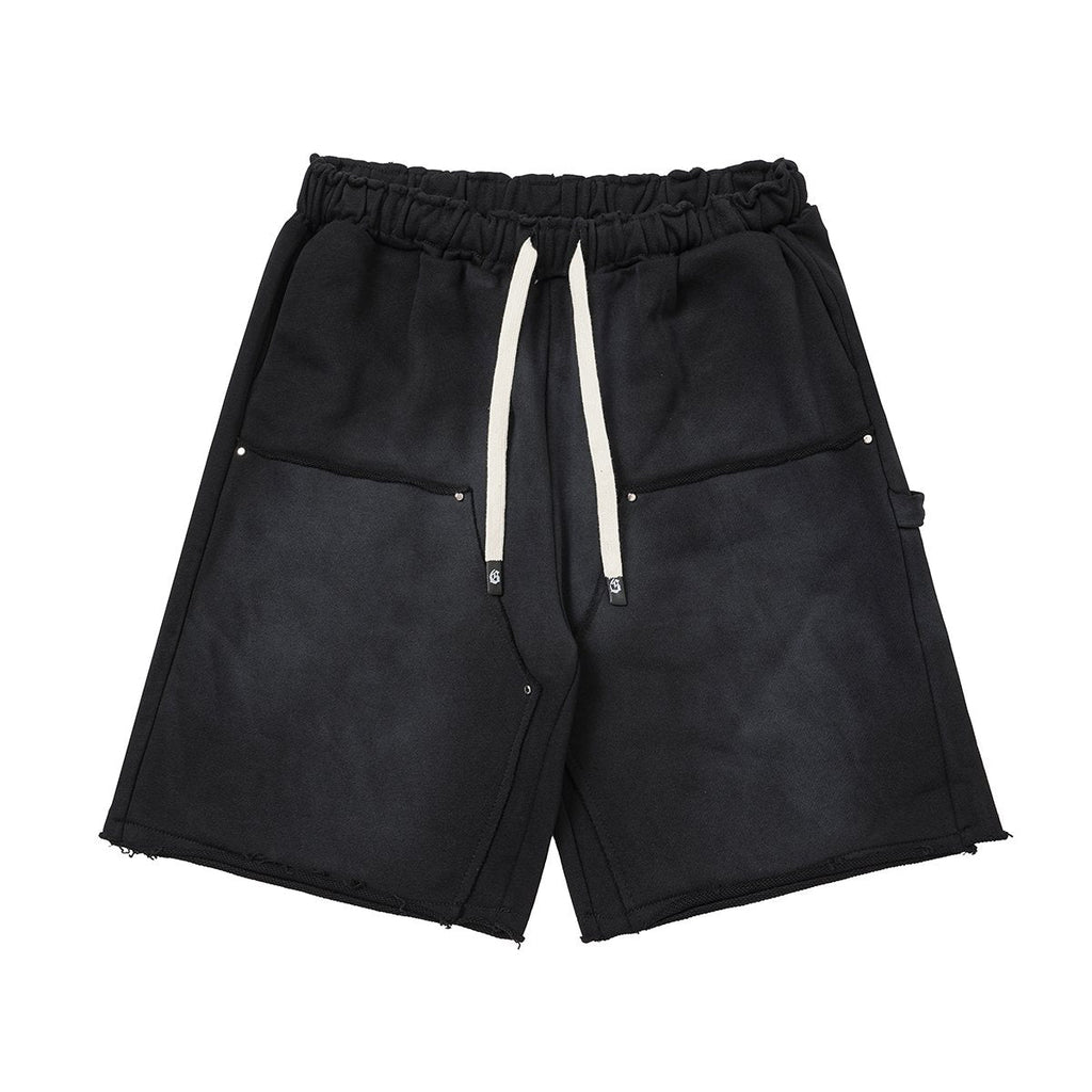 Godspeed Washed Graphic Sweat Shorts — front