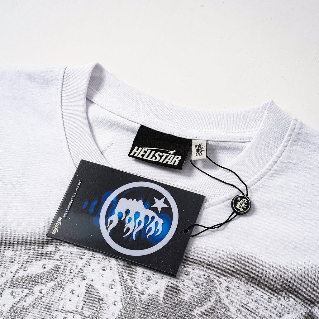 Hellstar Redemption Rhinestone Graphic T-Shirt — hang_tag