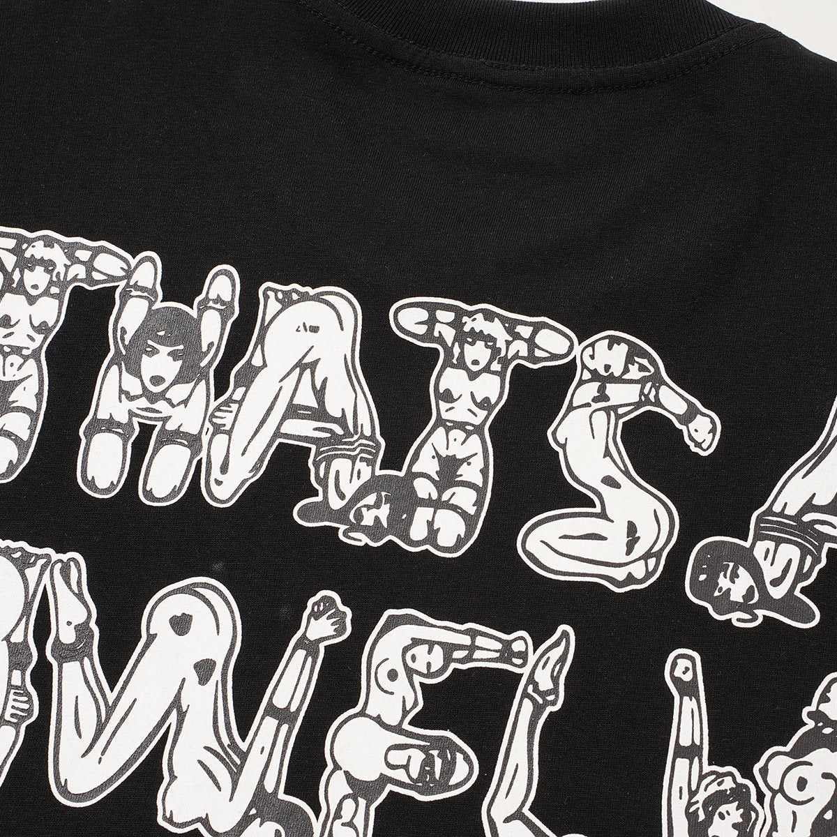THAT'S A AWFUL LOT OF COUGH SYRUP Front & Back Graphic T-Shirt — detail