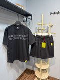 THAT'S A AWFUL LOT OF COUGH SYRUP Graphic Short-Sleeve Set — front