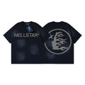 Hellstar Rhinestone Face Flame Graphic T-Shirt — hero