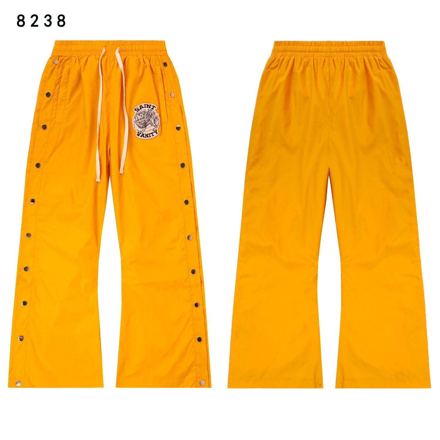 SAINT Vanity Patch Hooded Jacket & Snap-Pant Matching Set — front