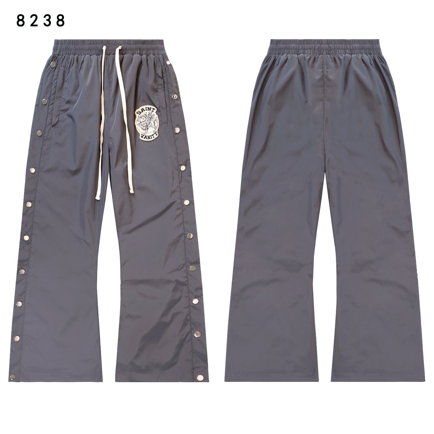 SAINT Vanity Patch Hooded Jacket & Snap-Pant Matching Set — front