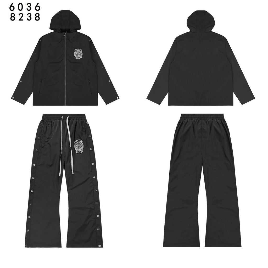 SAINT Vanity Patch Hooded Jacket & Snap-Pant Matching Set — hero
