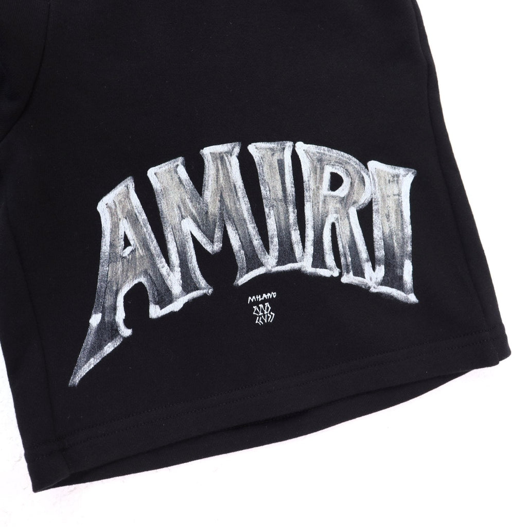 AMIRI Metallic Letter Graphic T-Shirt & Shorts Set — detail