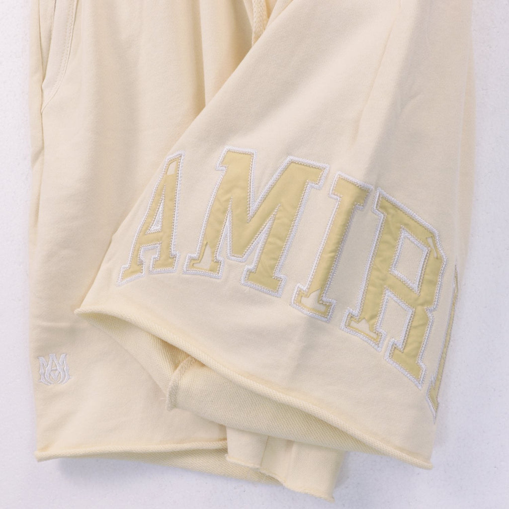 AMIRI Vintage Collegiate Graphic Shorts — detail