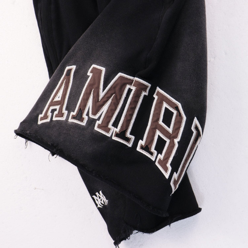 AMIRI Vintage Collegiate Graphic Shorts — detail