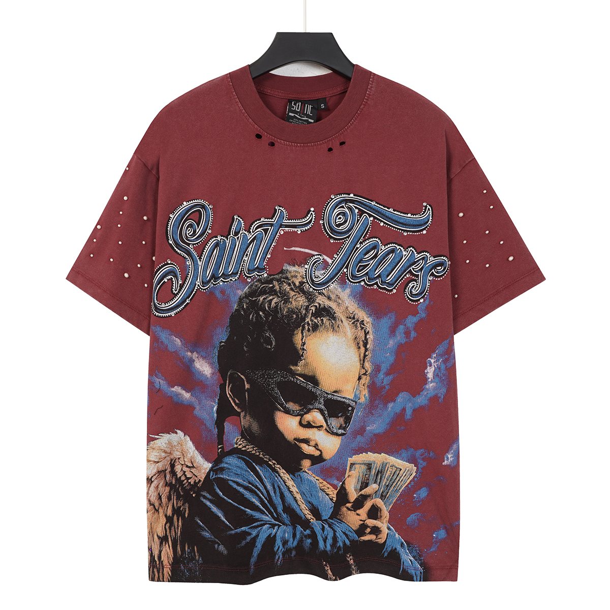 SAINT Tears Graphic Short-Sleeve T-Shirt — front