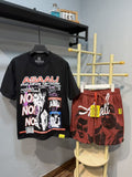 THAT'S A AWFUL LOT OF COUGH SYRUP News Collage T-Shirt & Shorts Set — front