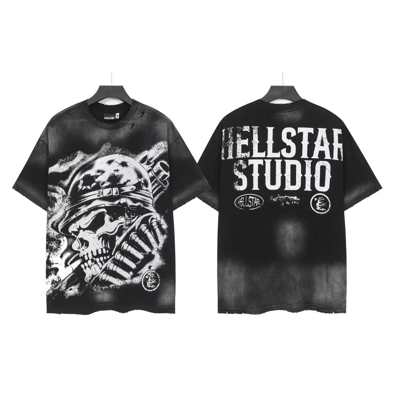Hellstar Studio Skeleton Graphic T-Shirt — front
