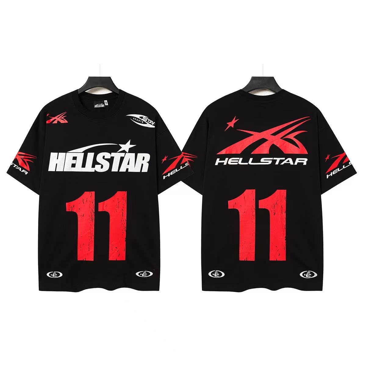 Hellstar Red 11 Jersey Graphic T-Shirt — hero