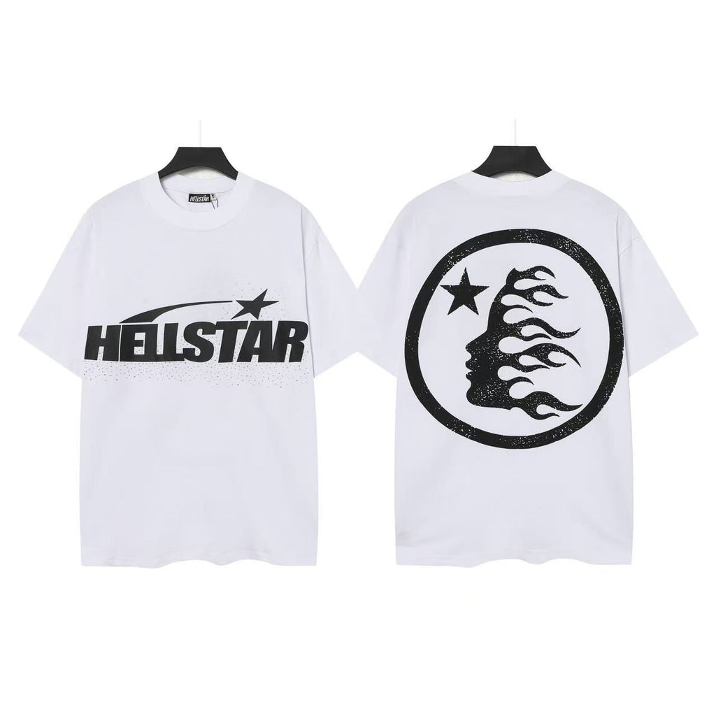 Hellstar Flame Circle Graphic T-Shirt — front