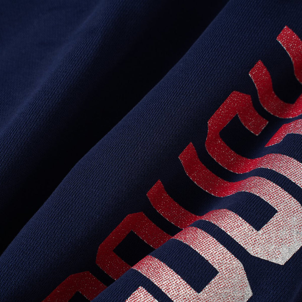THAT'S A AWFUL LOT OF COUGH SYRUP Navy Graphic Shorts — detail