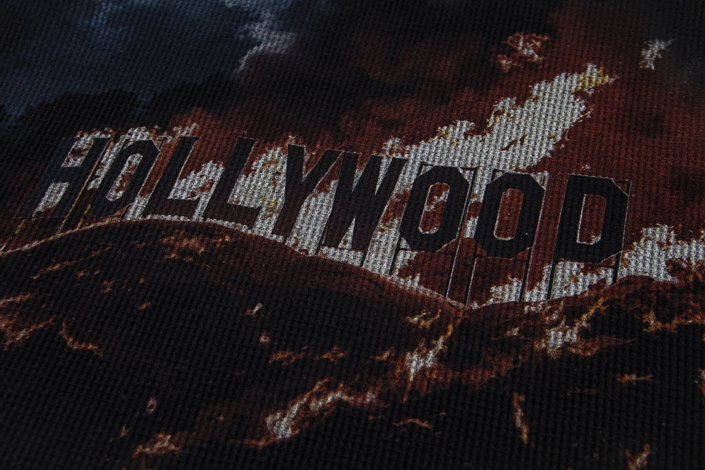 Godspeed Hollywood Graphic Waffle Long-Sleeve T-Shirt — detail