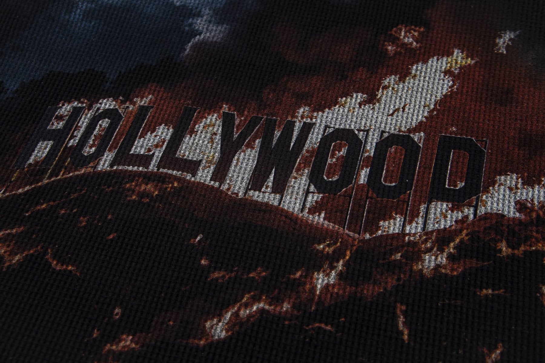 Godspeed Hollywood Graphic Waffle Long-Sleeve T-Shirt — detail