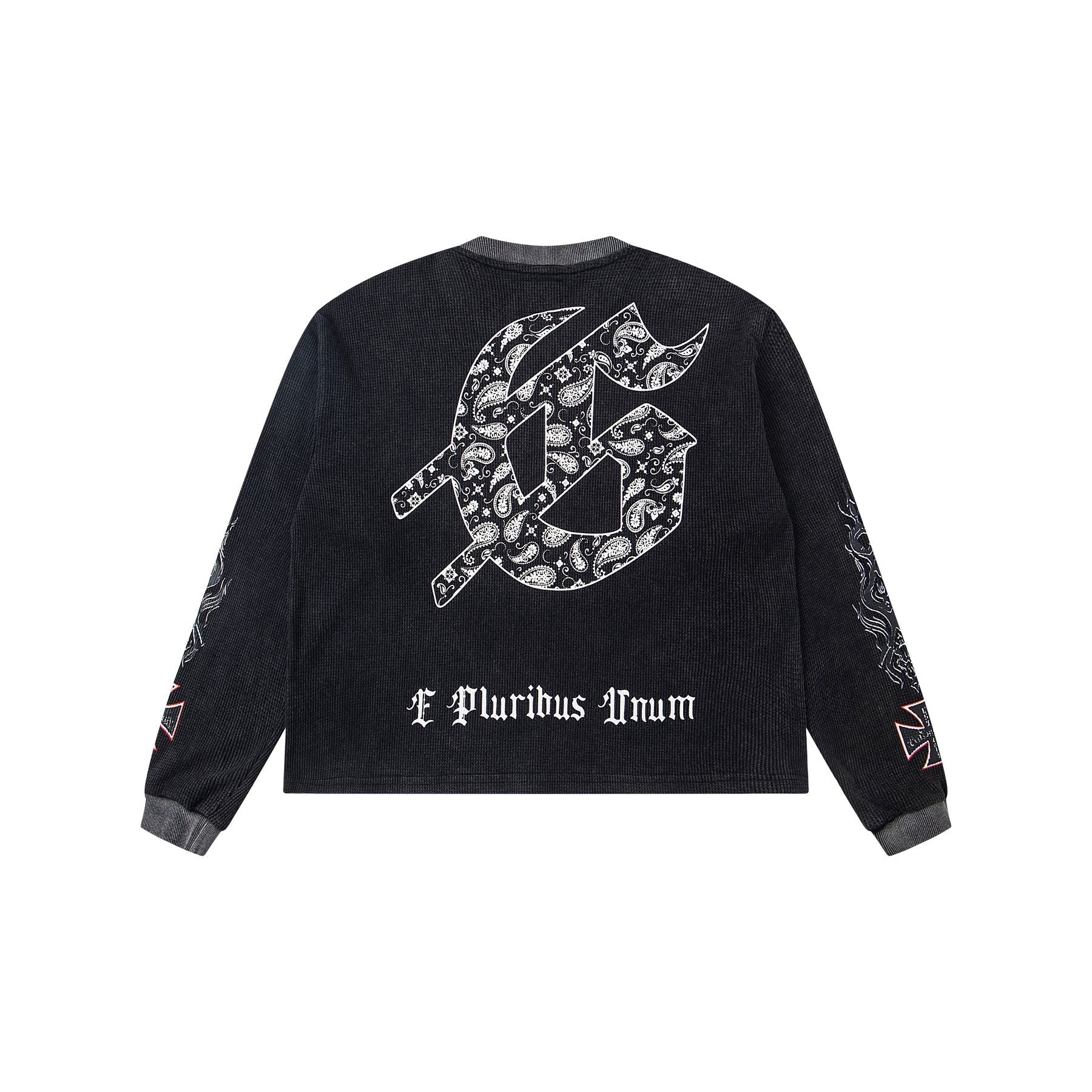 Godspeed Hollywood Graphic Waffle Long-Sleeve T-Shirt — back