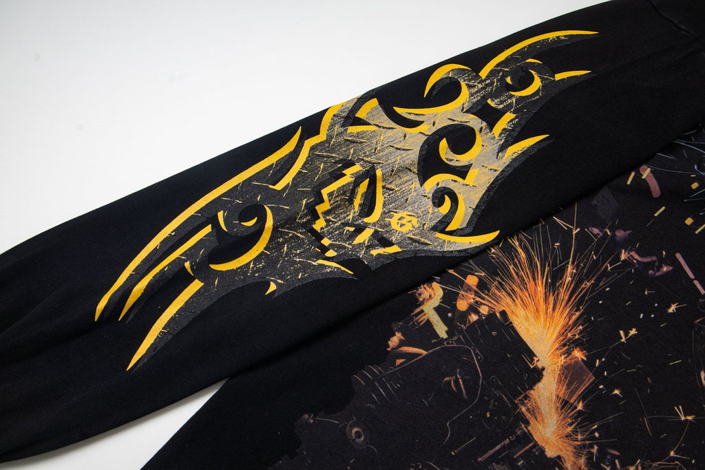 Godspeed White Graphic Long-Sleeve T-Shirt — detail