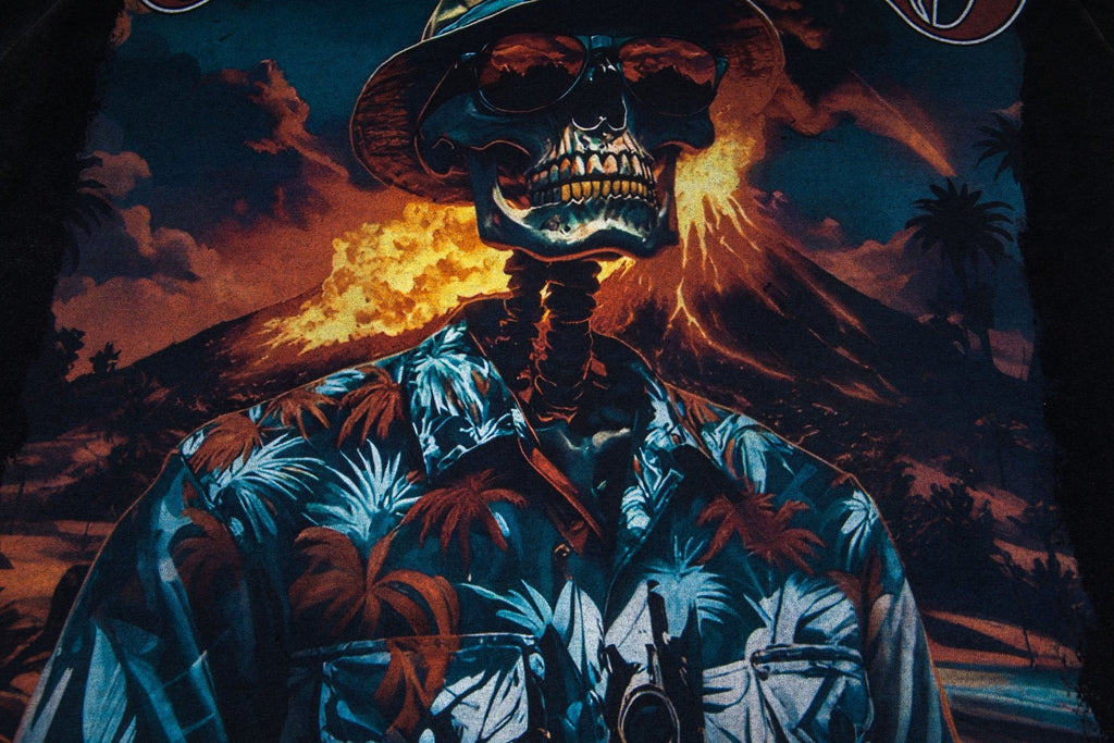 Godspeed Skeleton Back Graphic T-Shirt — detail