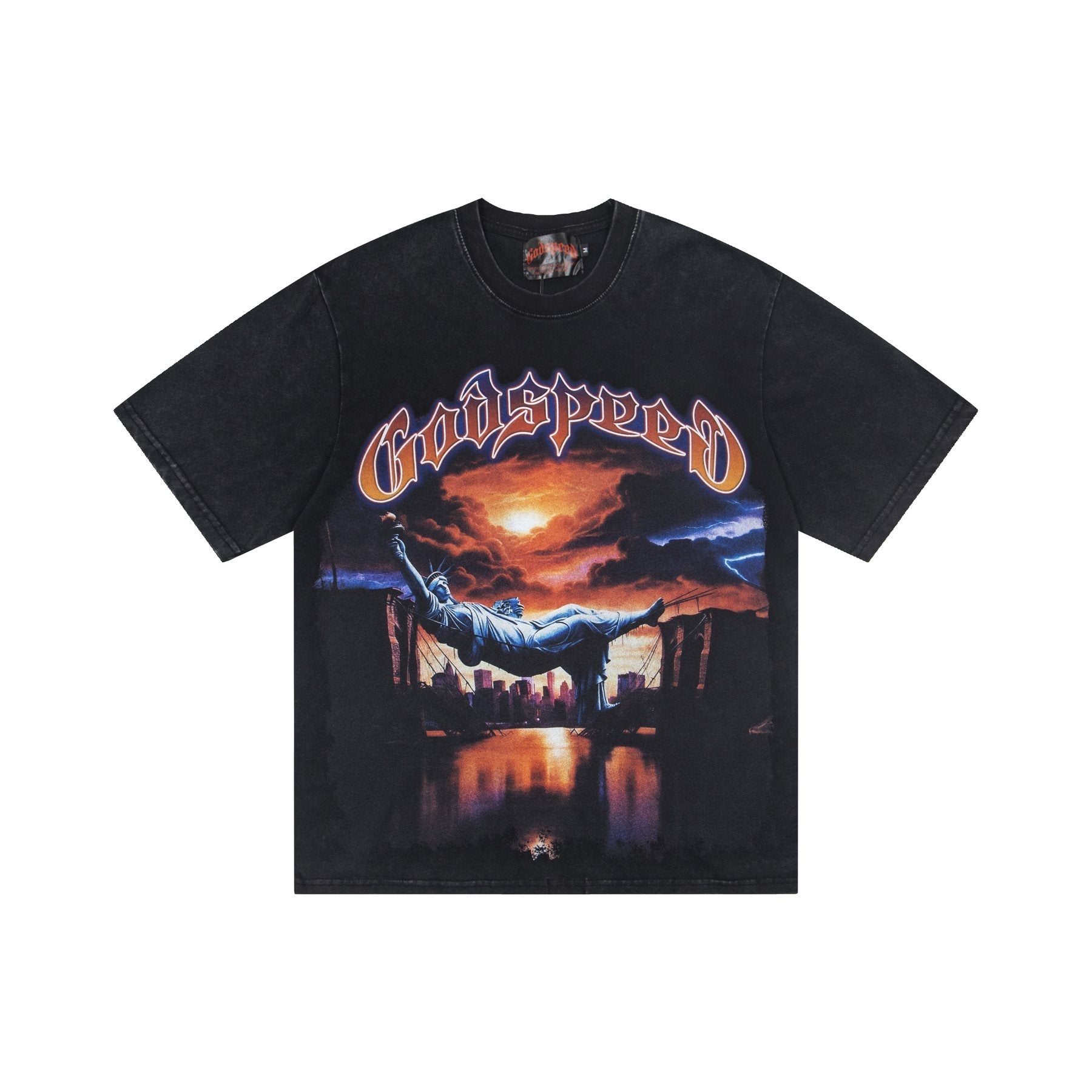 Godspeed Out of Many One Short-Sleeve Graphic T-Shirt — front