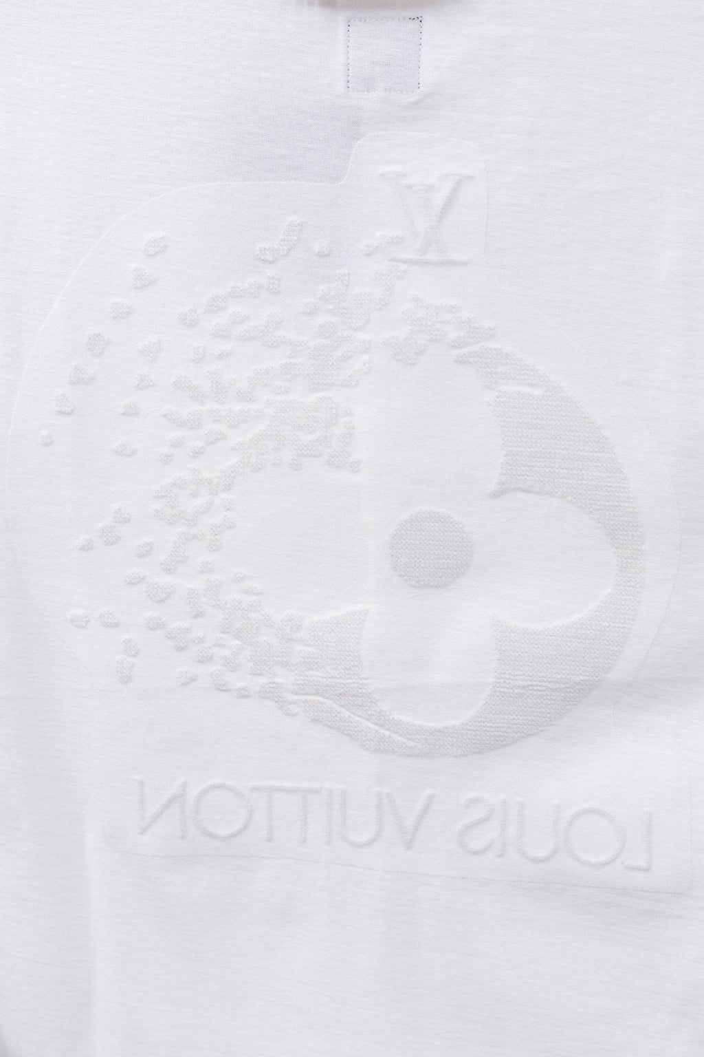 Louis Vuitton*LV Tonal Floral Graphic Short-Sleeve T-Shirt — detail