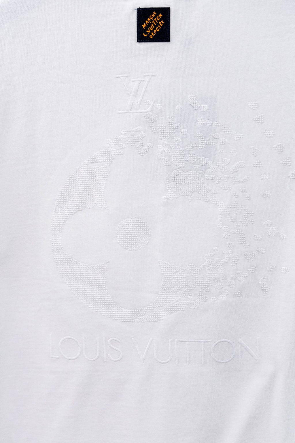 Louis Vuitton*LV Tonal Floral Graphic Short-Sleeve T-Shirt — detail