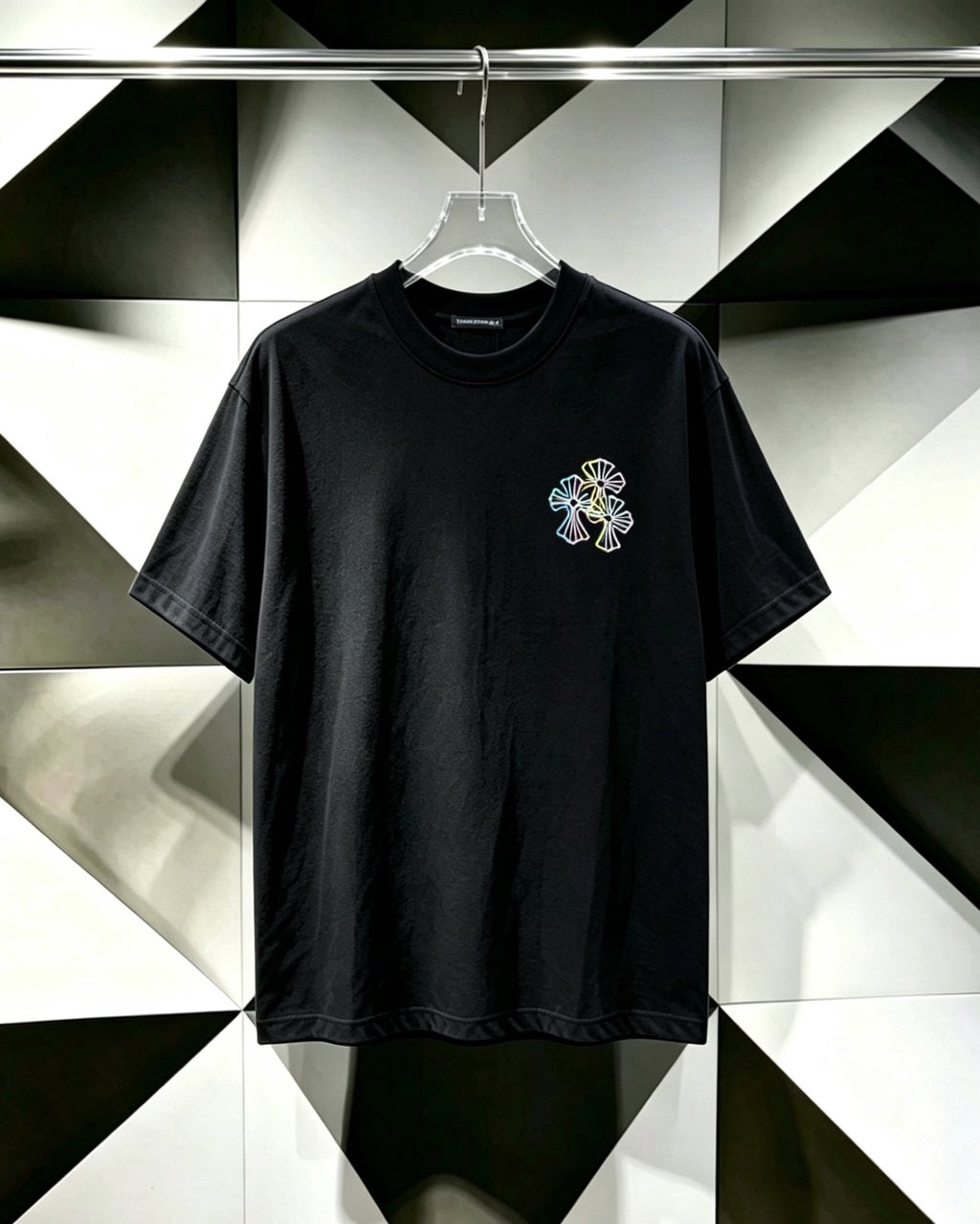 Chrome Hearts Floral Cross Short-Sleeve T-Shirt — hero