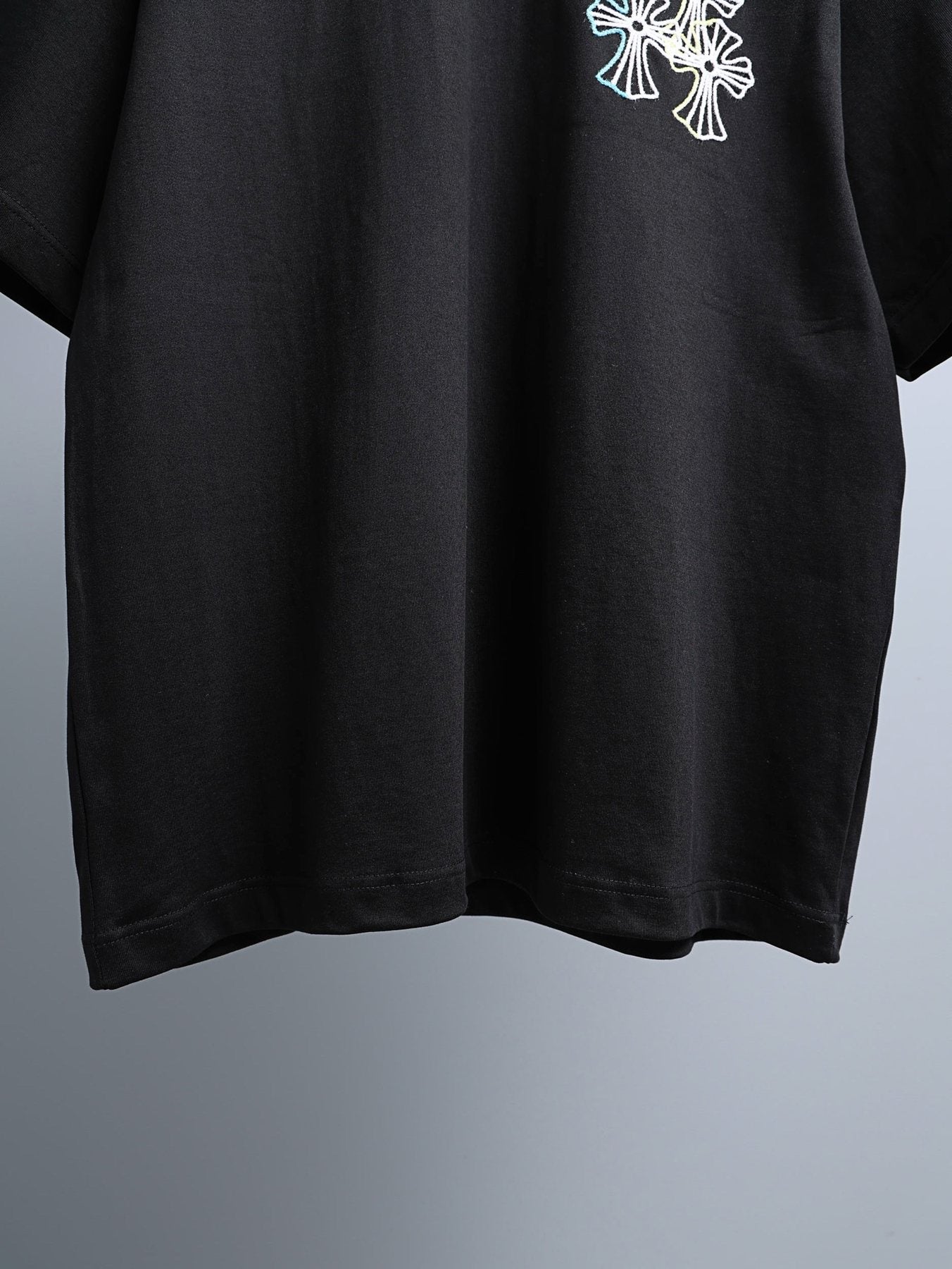 Chrome Hearts Floral Cross Short-Sleeve T-Shirt — detail