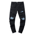 AMIRI Black Distressed Biker Jeans — hero