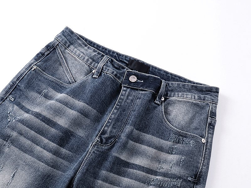 R+A Washed Distressed Jeans — detail