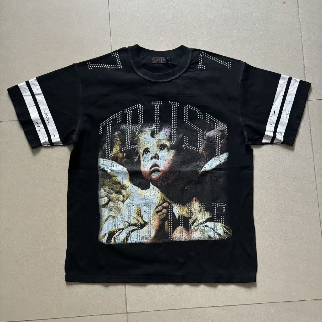 RARE PEACE Little Angel 77 Graphic T-Shirt — front