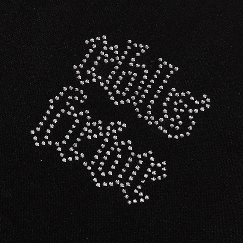 R3BEL 15 Saints Rhinestone Graphic T-Shirt — detail