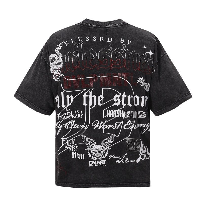 R3BEL Fearlessness Gothic Graphic T-Shirt — back