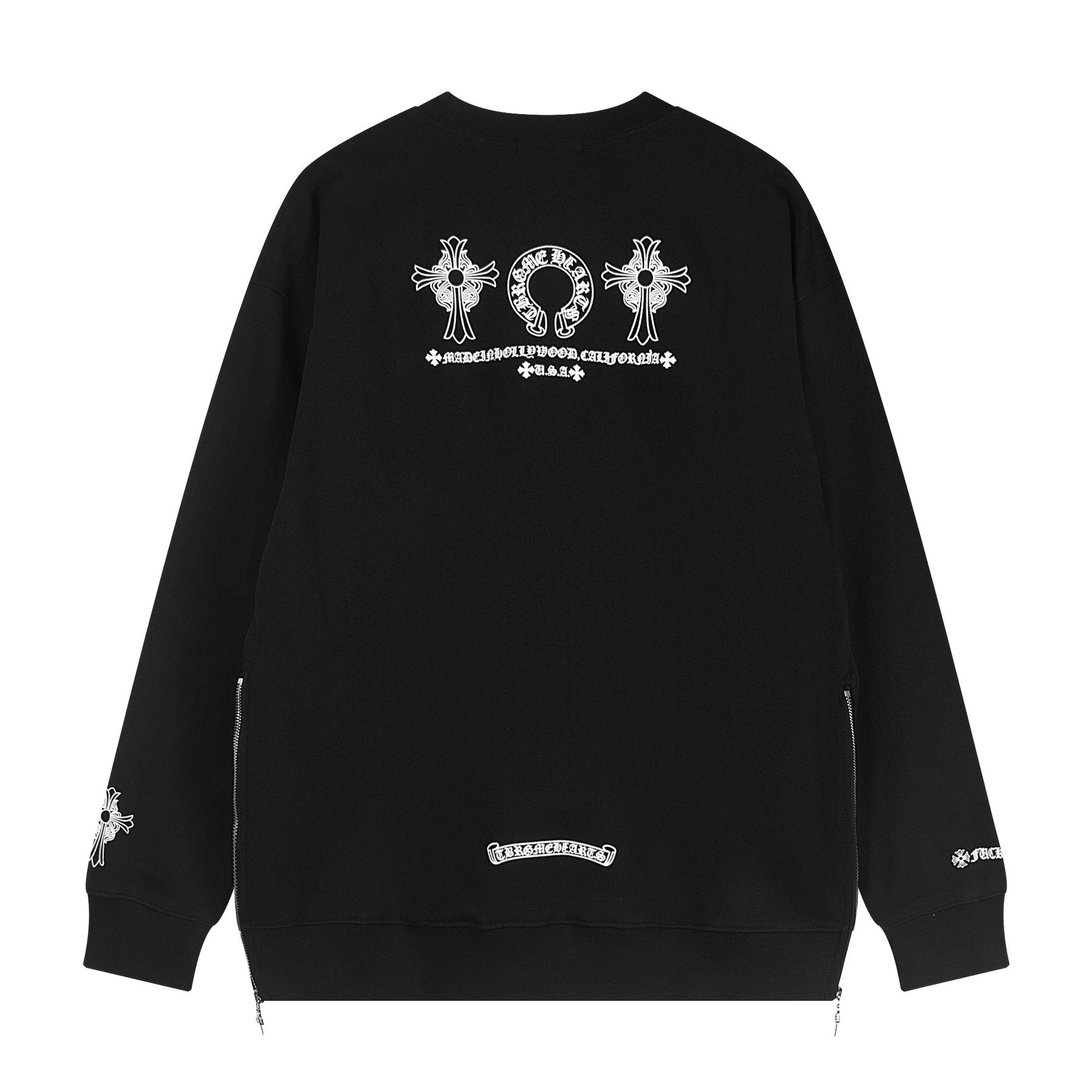 Chrome Hearts Horseshoe Graphic Crewneck Sweatshirt — back