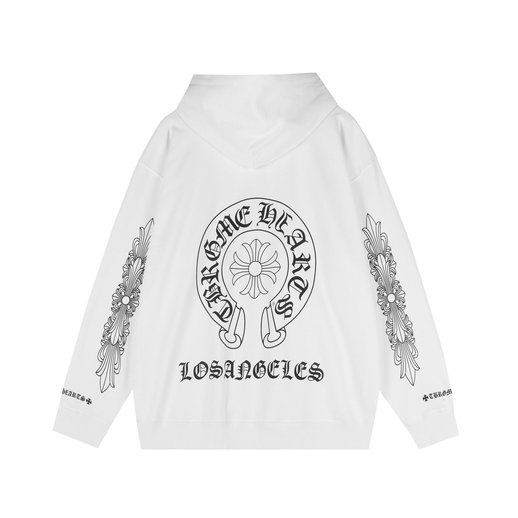Chrome Hearts Horseshoe Graphic Zip Hoodie — back