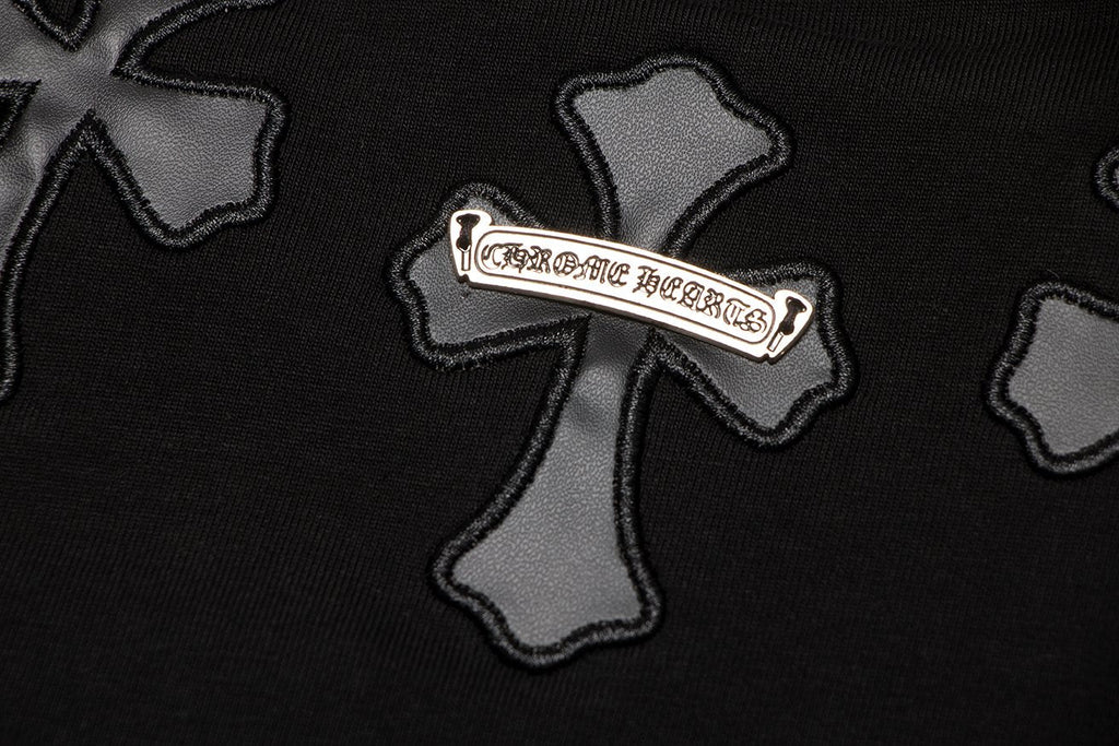 Chrome Hearts Cross Applique Short-Sleeve T-Shirt — detail