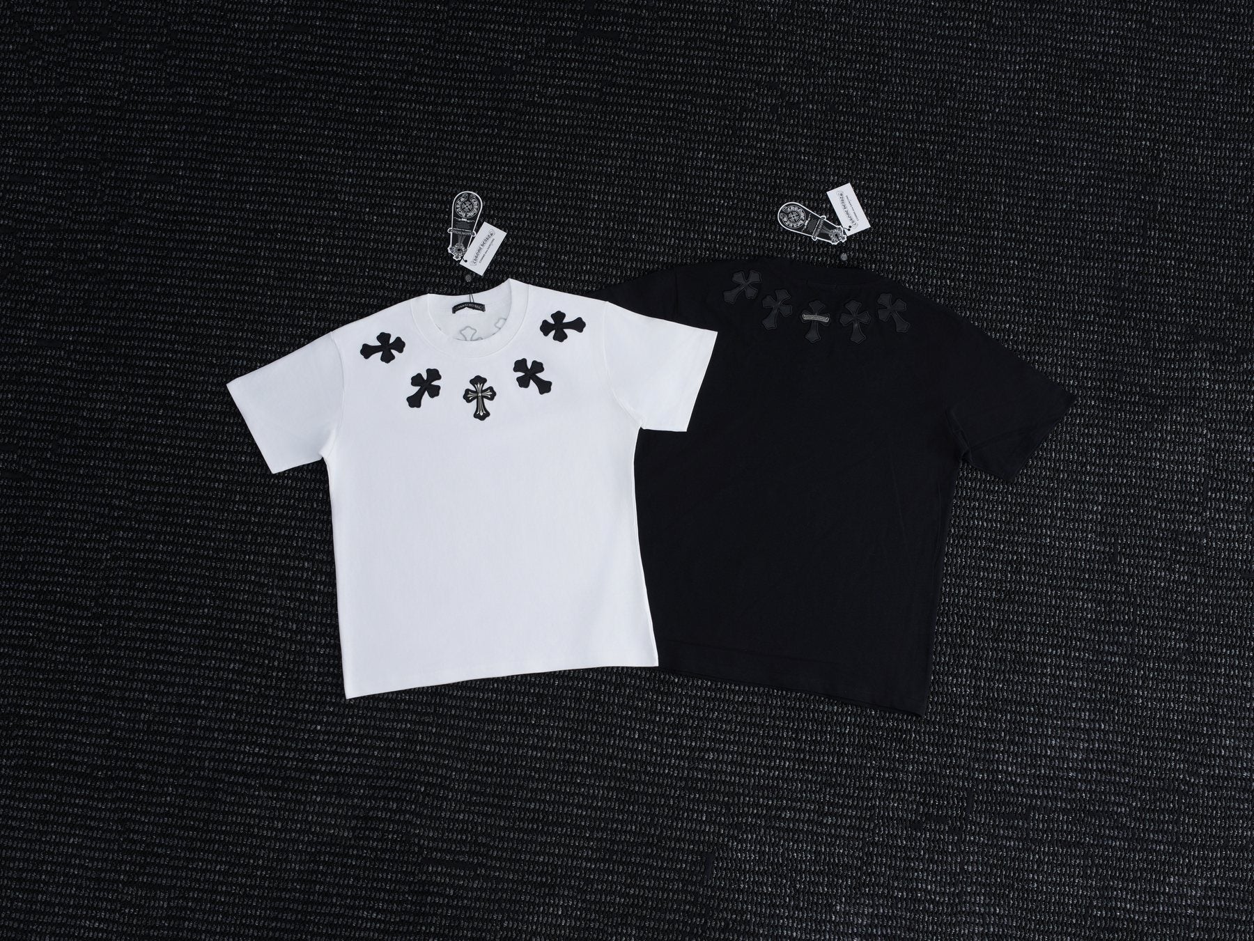 Chrome Hearts Cross Applique Short-Sleeve T-Shirt — comparison