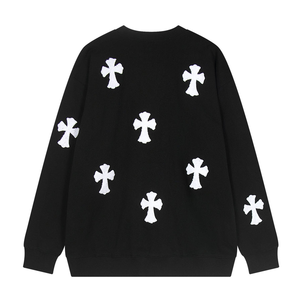 Chrome Hearts Cross Patch Crewneck Sweatshirt — back