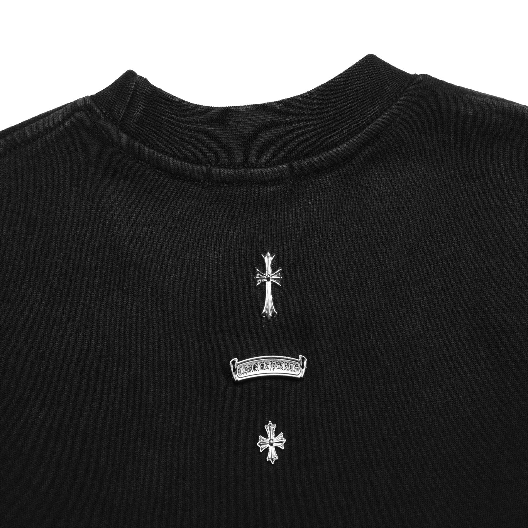 Chrome Hearts Metal Cross Crewneck Sweatshirt — detail