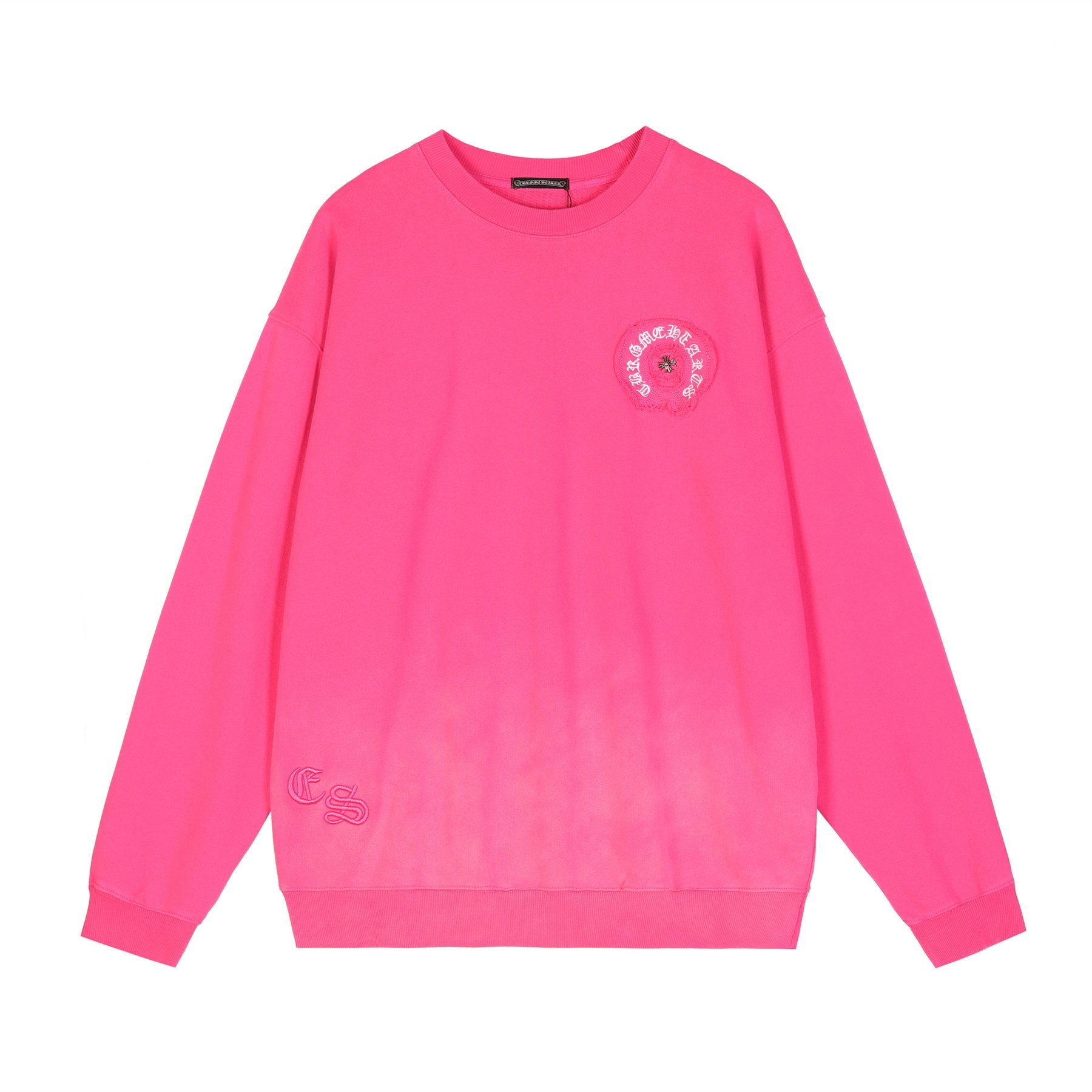 Chrome Hearts Horseshoe Graphic Crewneck Sweatshirt — front