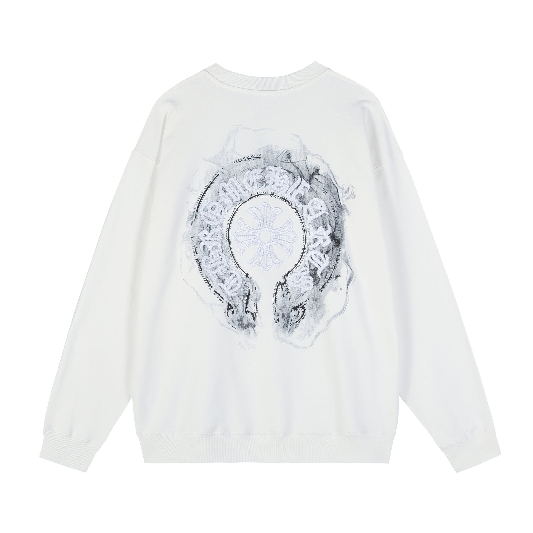 Chrome Hearts Cross Graphic Crewneck Sweatshirt — back