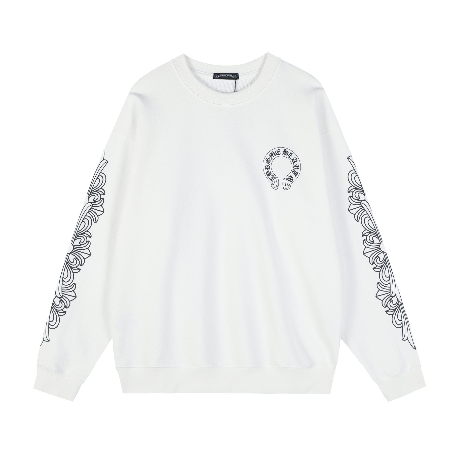 Chrome Hearts Sanskrit Letter Cross Graphic Sweatshirt — front