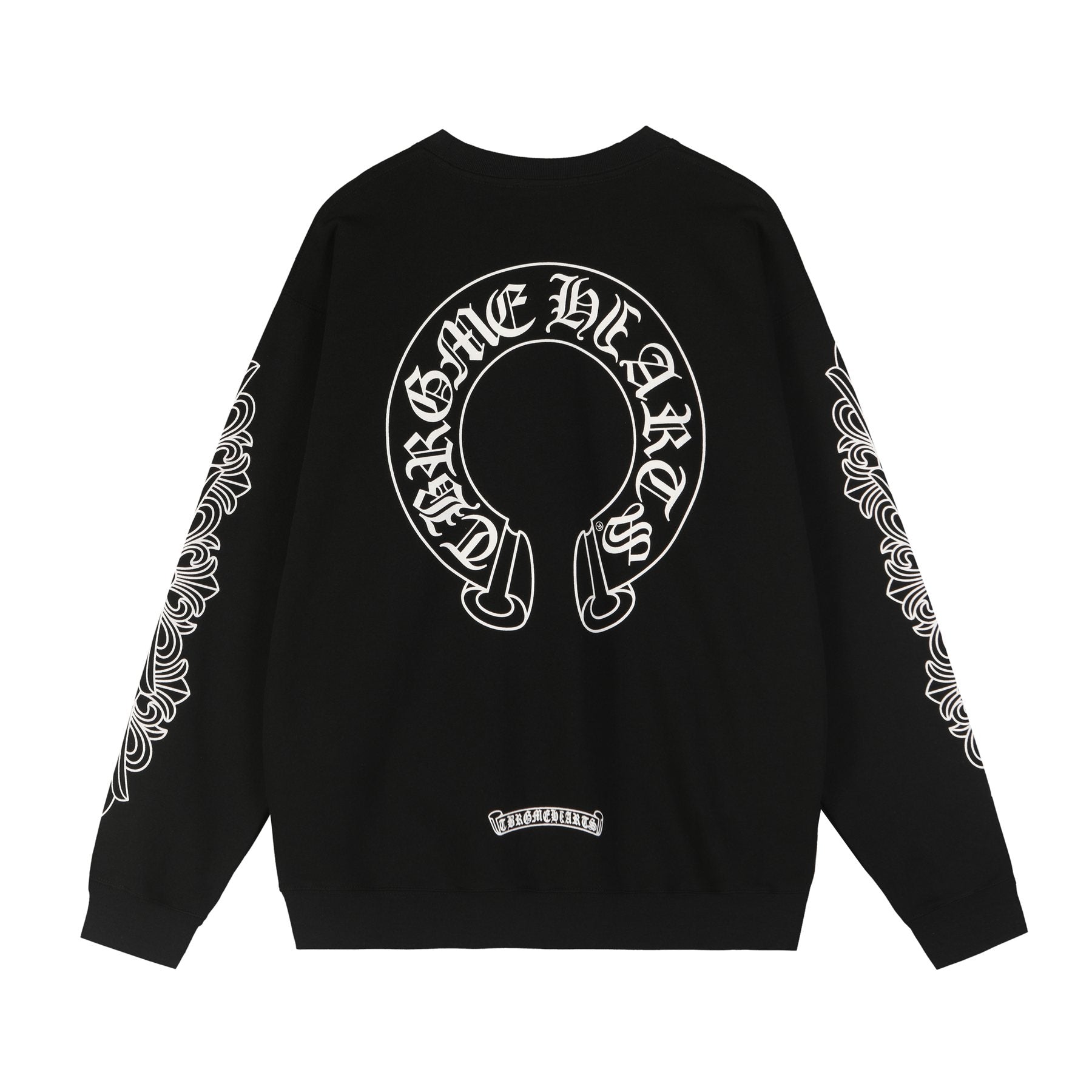 Chrome Hearts Sanskrit Letter Cross Graphic Sweatshirt — back
