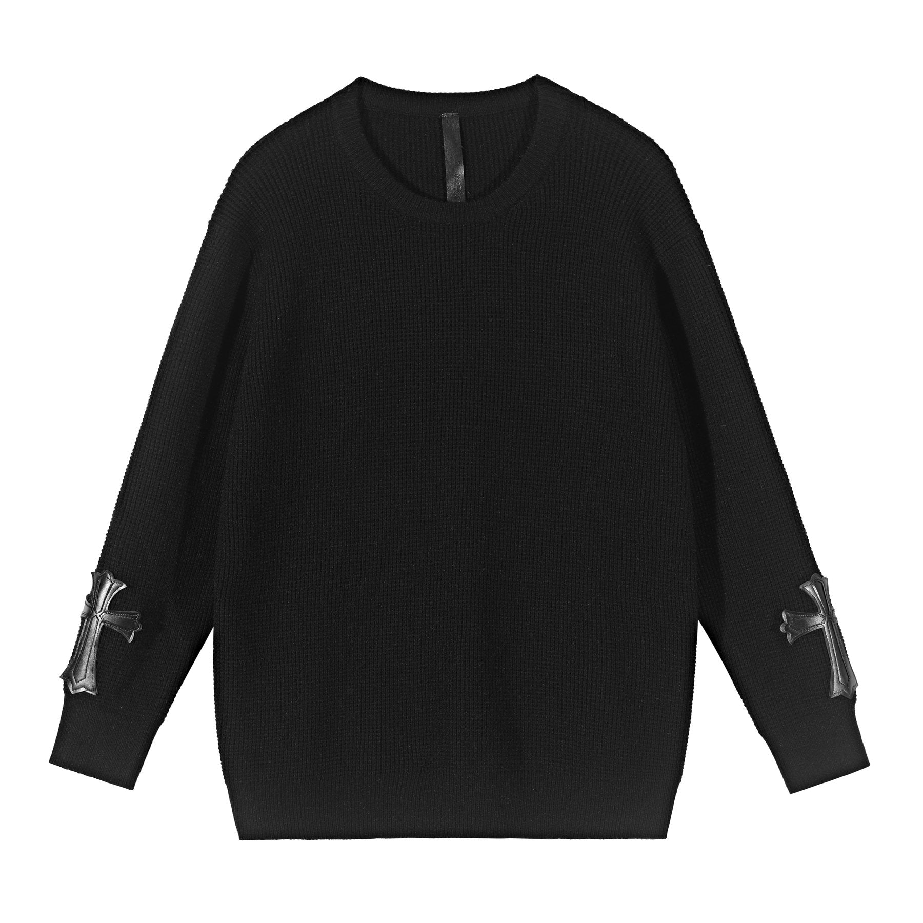 Chrome Hearts Cross Applique Knit Sweater — front