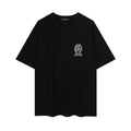 Chrome Hearts Rainbow Floral Cross Graphic T-Shirt — front
