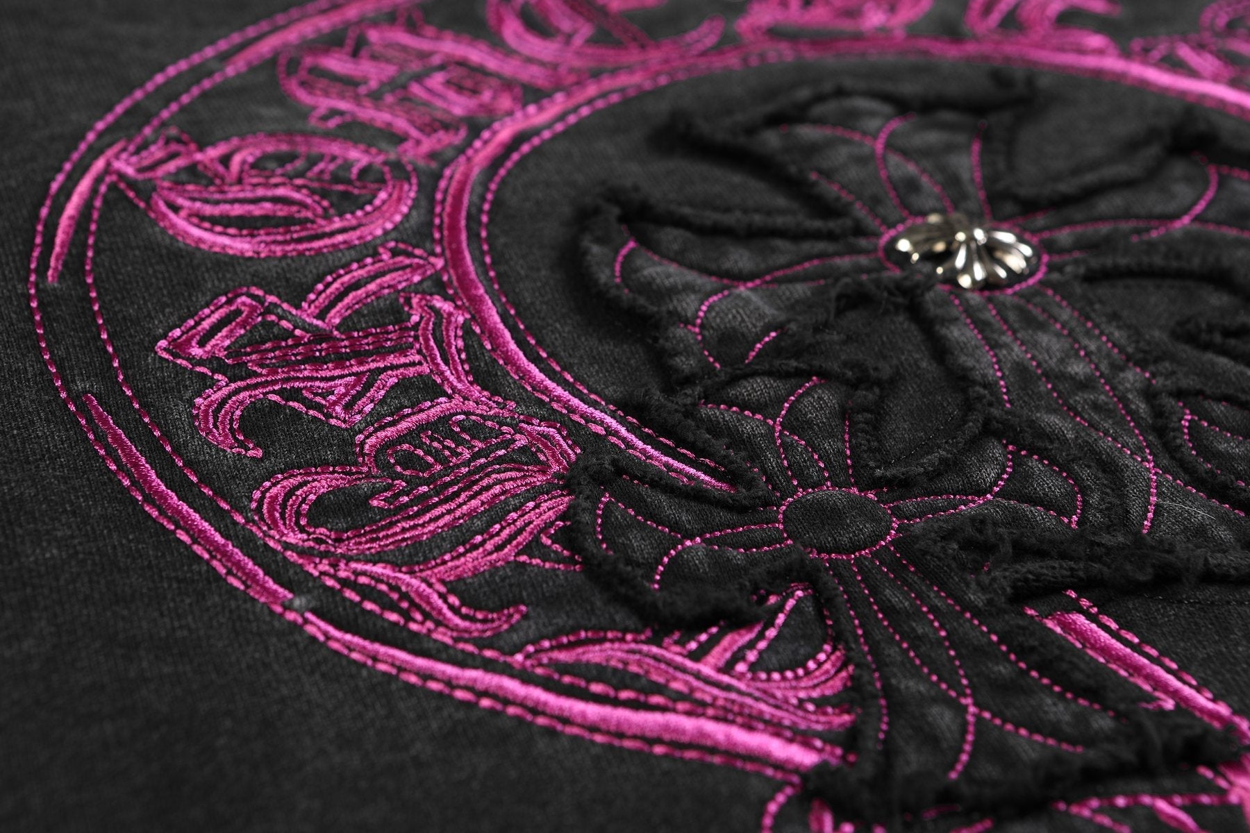Chrome Hearts Cross Slogan Graphic Sweatshirt — detail