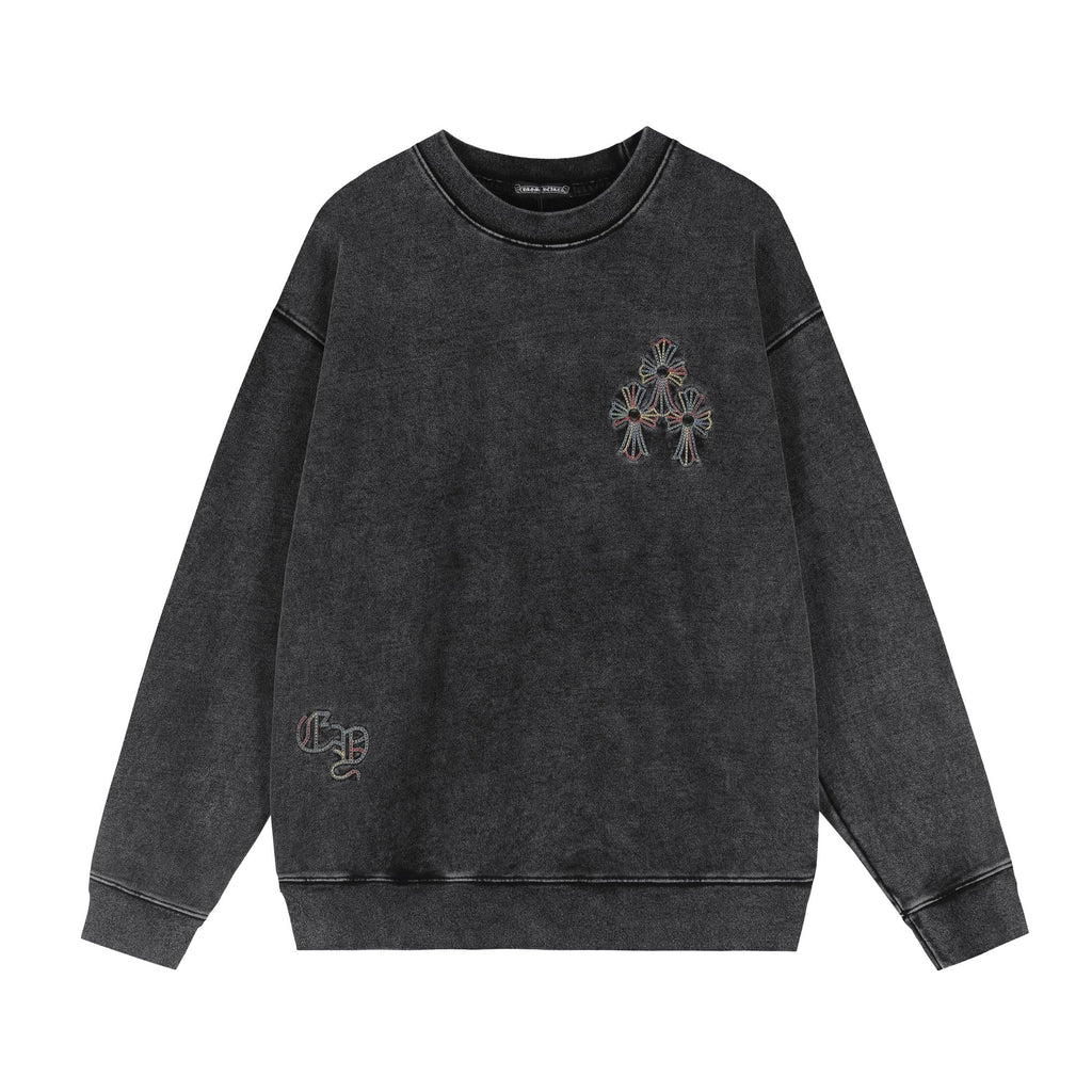 Chrome Hearts Cross Motif Embroidered Crewneck Sweatshirt — hero