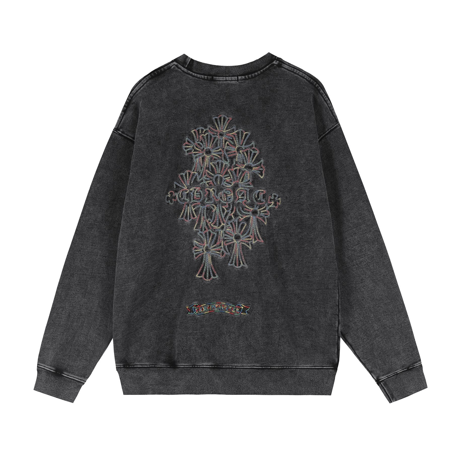 Chrome Hearts Cross Motif Embroidered Crewneck Sweatshirt — back