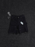 Chrome Hearts Cross Graphic Black Shorts — hero
