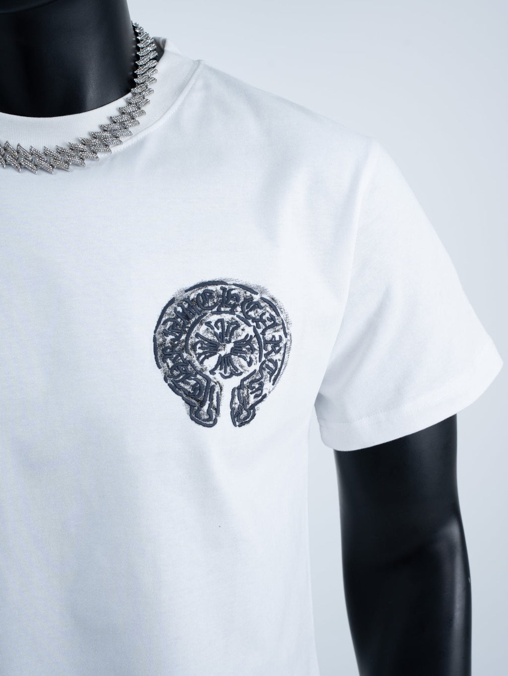 Chrome Hearts Back Emblem Graphic T-Shirt — front